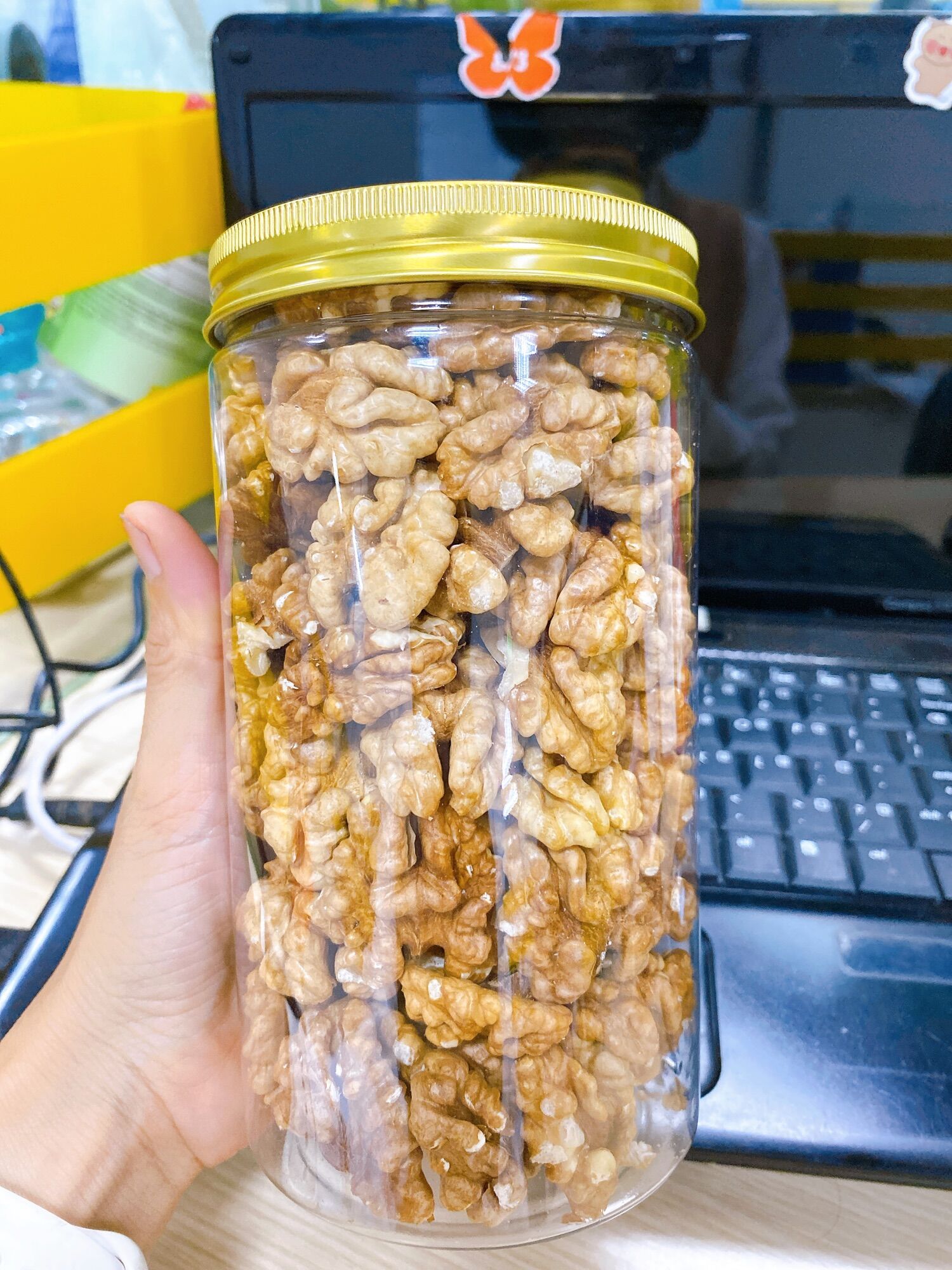 Nhân óc chó vàng hàng đẹp sấy chín