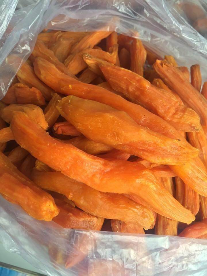1kg khoai lang mật sấy nguyên củ không đường