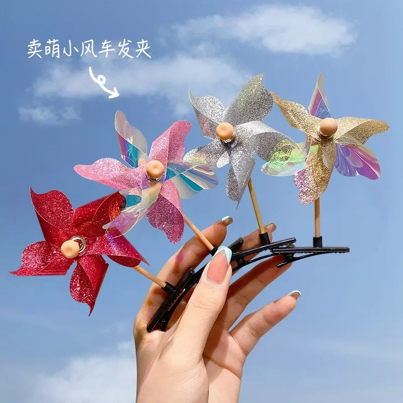 [1 cái] Kẹp tóc chong chóng dễ thương xinh xắn cho bé