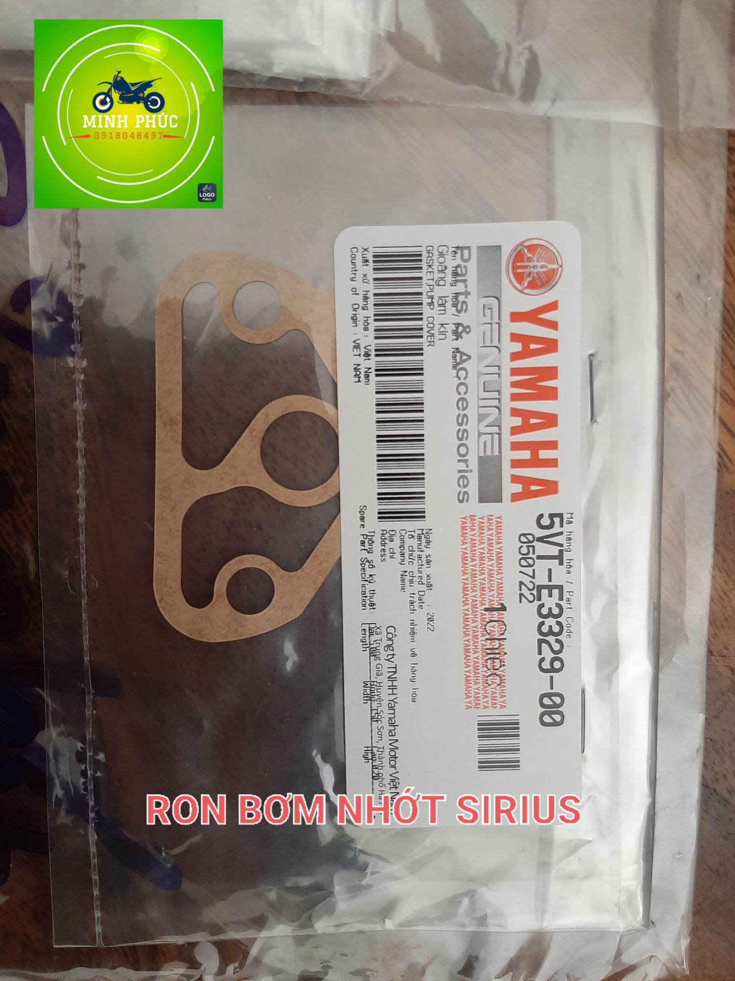 Ron bơm nhớt hãng yamaha xe sirius