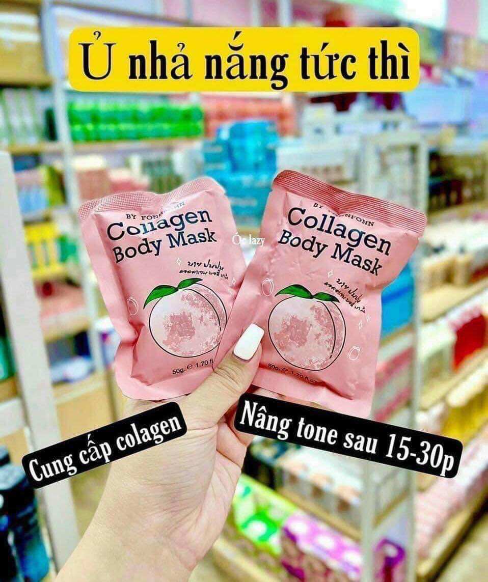 Ủ Trắng Đào Collagen Body Mask Thái Lan