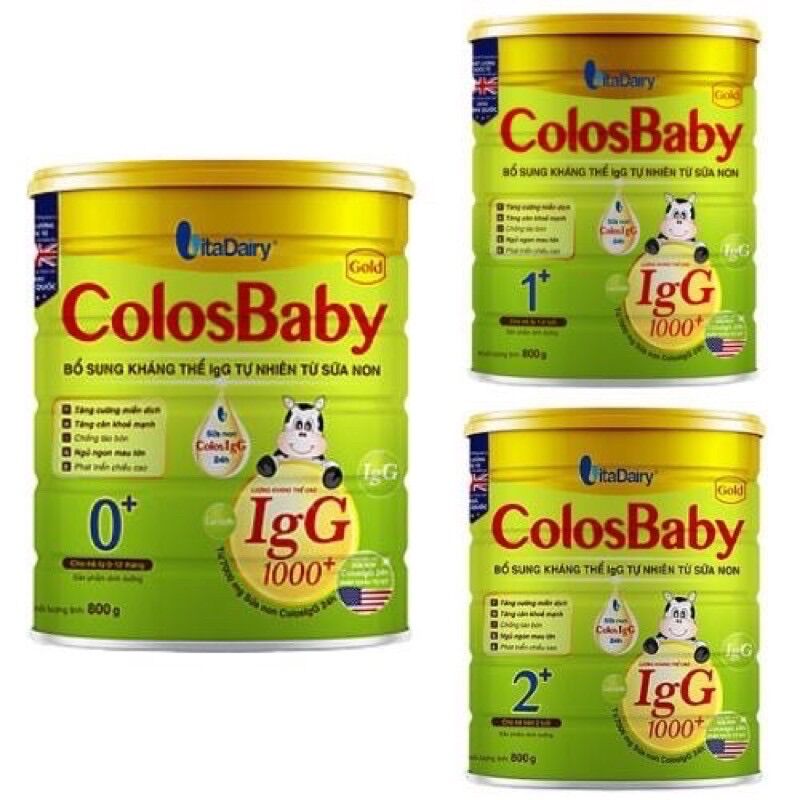 [Date mới] Sữa bột Colosbaby Gold 1+ 800g