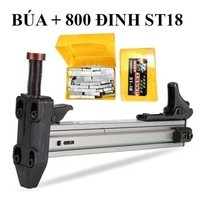 Dụng cụ hỗ trợ đóng đinh bê tông tự động ST18 , Búa đóng đinh tiện lợi cho kỹ thuật dùng đóng đinh bê tông, thi công cơ điện, nẹp điện