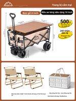 JETBeam | Xe Đẩy Dã Ngoại Gấp Gọn cho Picnics và Gian Hàng 