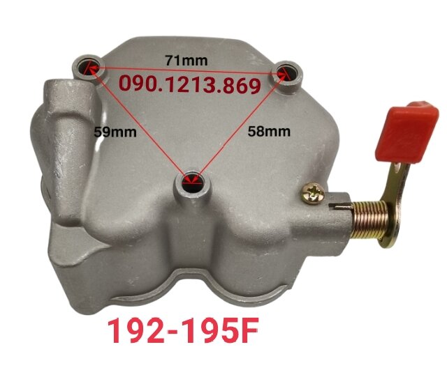 Nắp chụp cò máy dầu Trung Quốc, nắp cò nắp đậy cò động cơ máy dầu, nắp đầu bò máy dầu, nắp chụp cò động cơ nổ dầu diesel, nắp đậy cò máy phát điện máy cày dầu kipor kama bamboo Hyundai yanmart koop samdi yamabishi 192f 195f