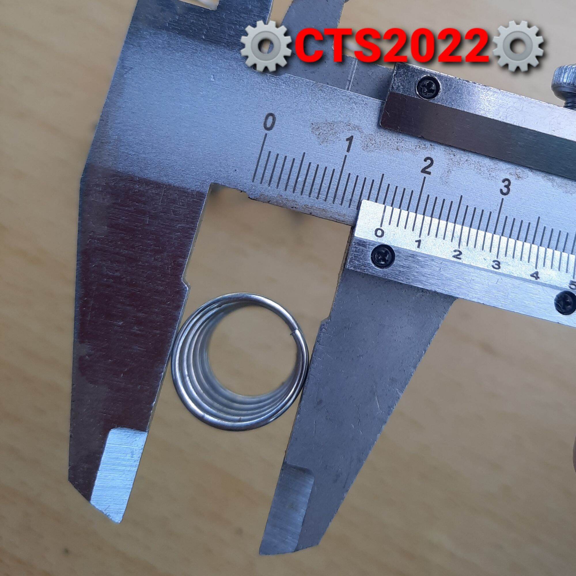 Lò xo nén inox304 phi 16mm sợi 1.2mm dài 35mm