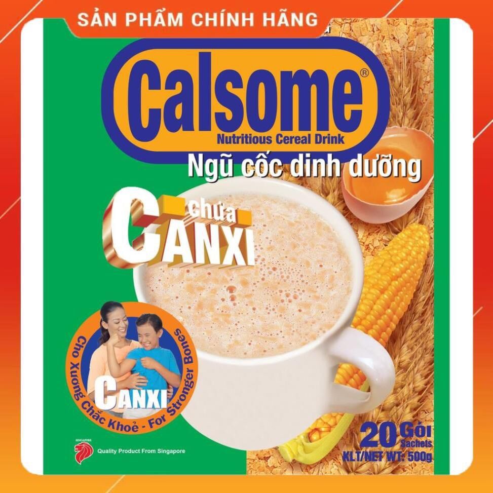 [HCM] Ngũ cốc CALSOME hương Vani, socola hàng ngoại nhập