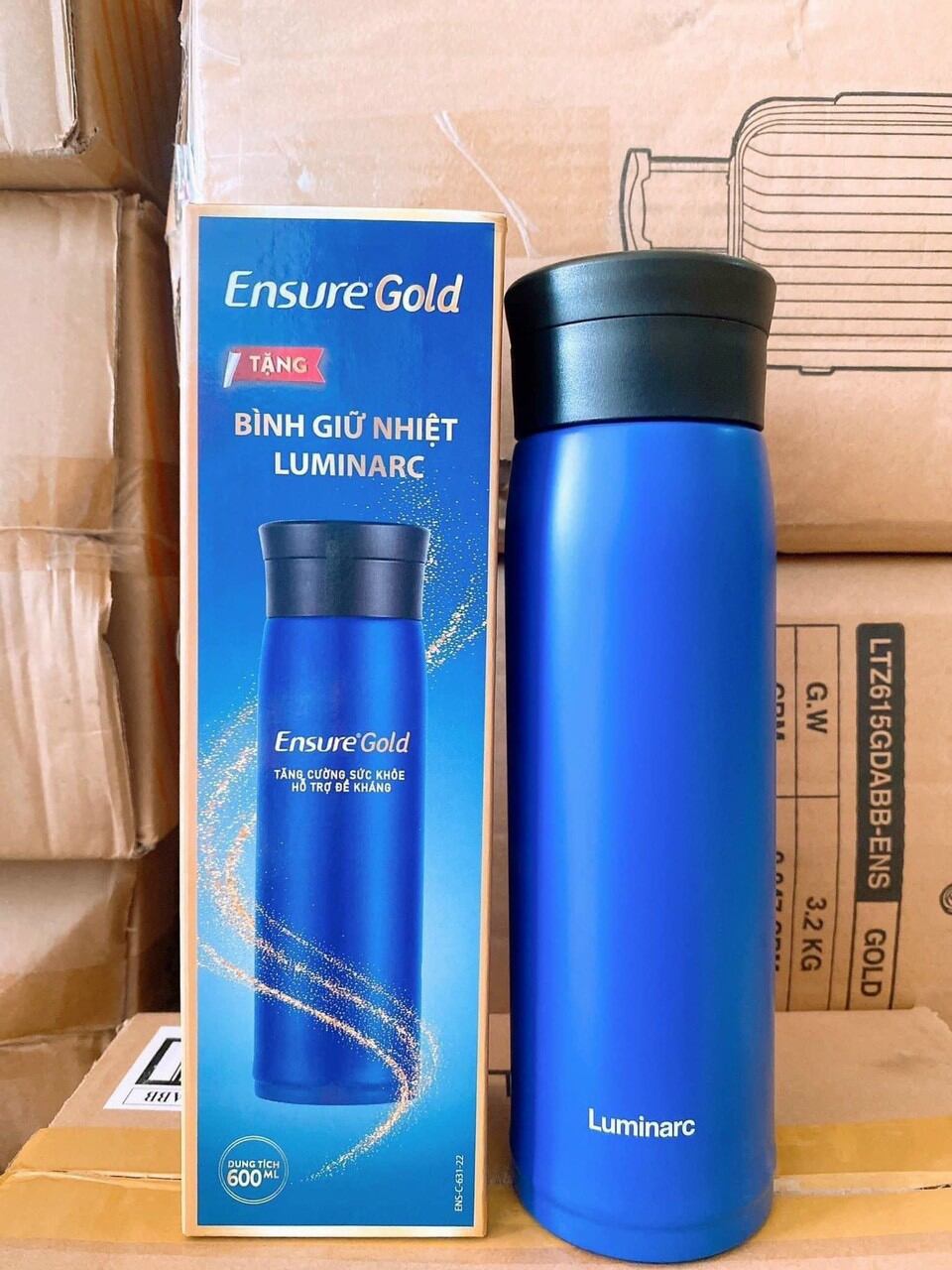 Bình giữ nhiệt Luminarc 600ml cao cấp. Giữ nhiệt lên tới 8 tiếng