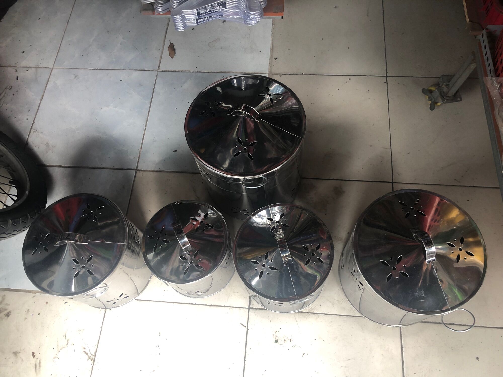 Thùng Đốt vàng mã inox nhiều size