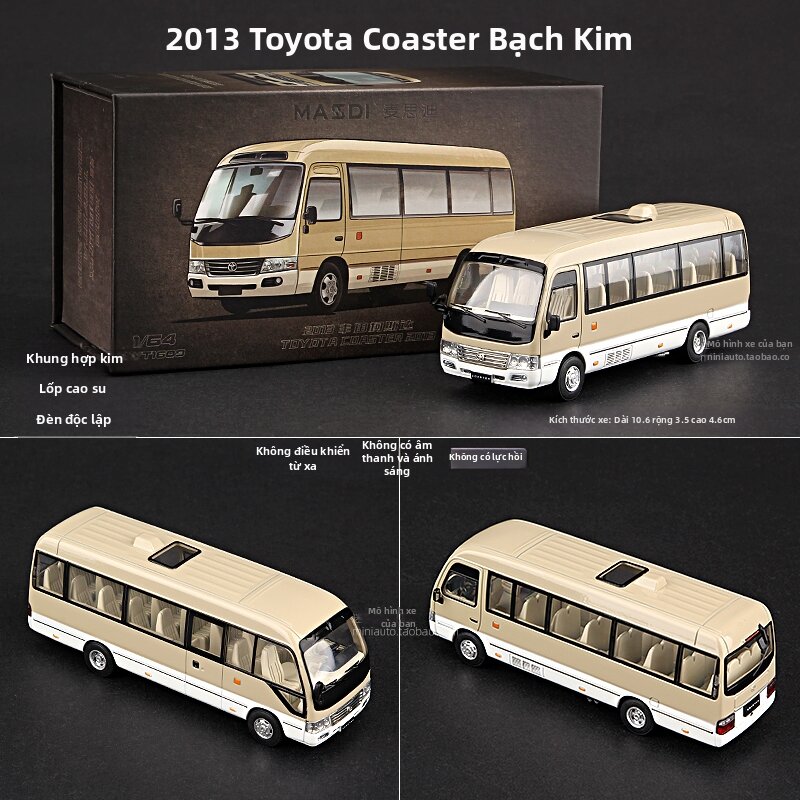 MASSI | Mô Hình Hợp Kim Toyota Land Cruiser Tỷ Lệ 1:64 Màu Đen