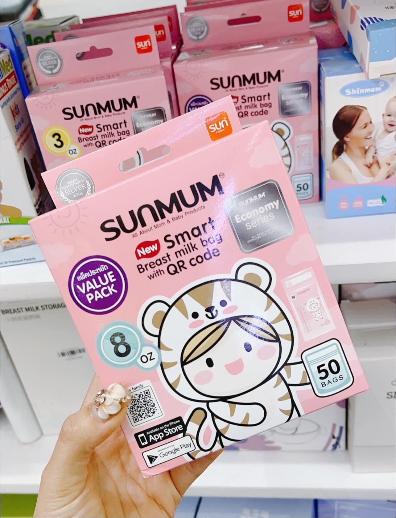 Túi Trữ Sữa SunMun Thái Lan [ Hộp 30/50 Túi]