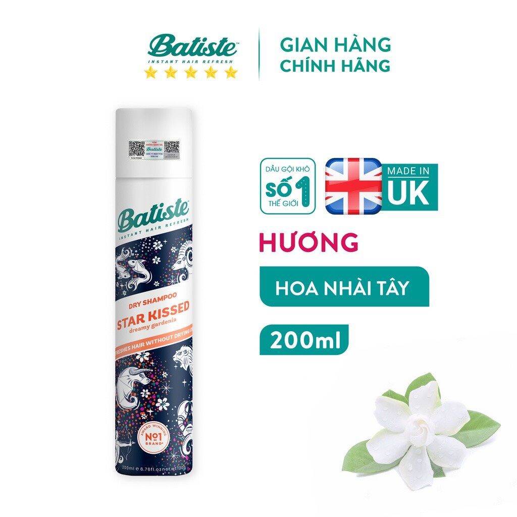 Dầu gội khô Batiste Dry Shampoo 200ml