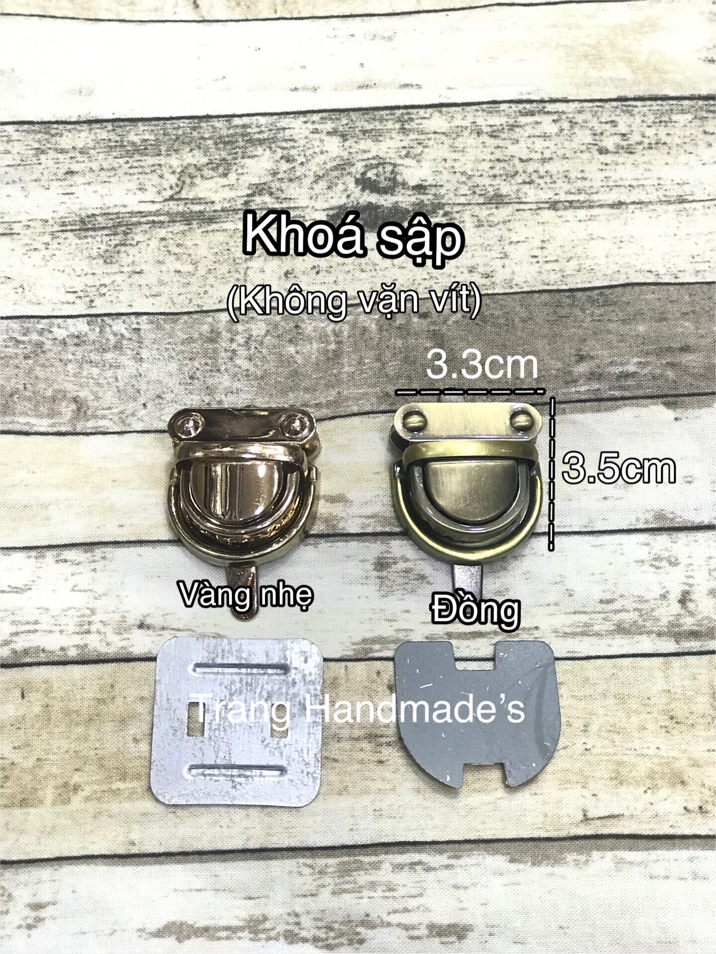 Khoá sập  túi xách