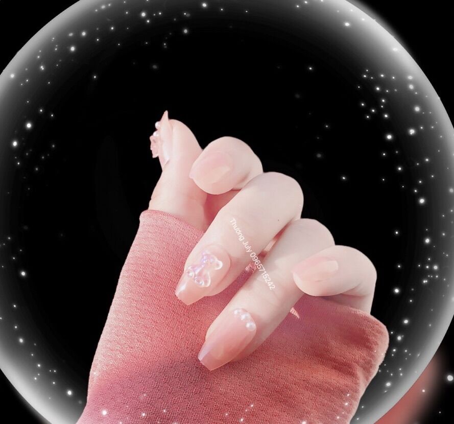 Bộ 24 móng tay giả tặng keo + dũa