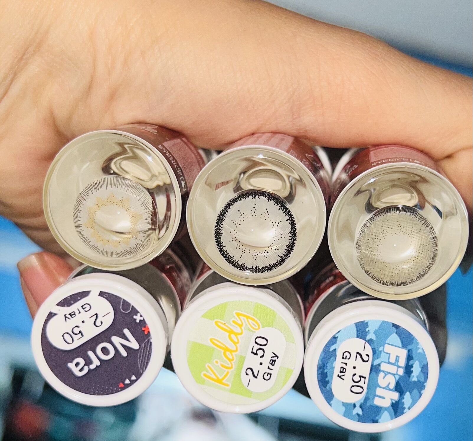 Lens Cận 2.5 Độ ( được chọn màu) - Dùng 1 Năm