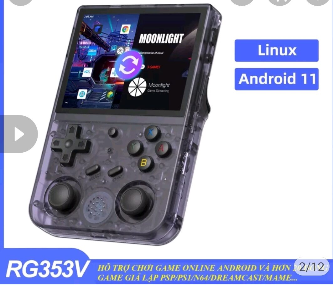 Máy chơi game Anbernic 353V, màn hình cảm ứng 3.5inch