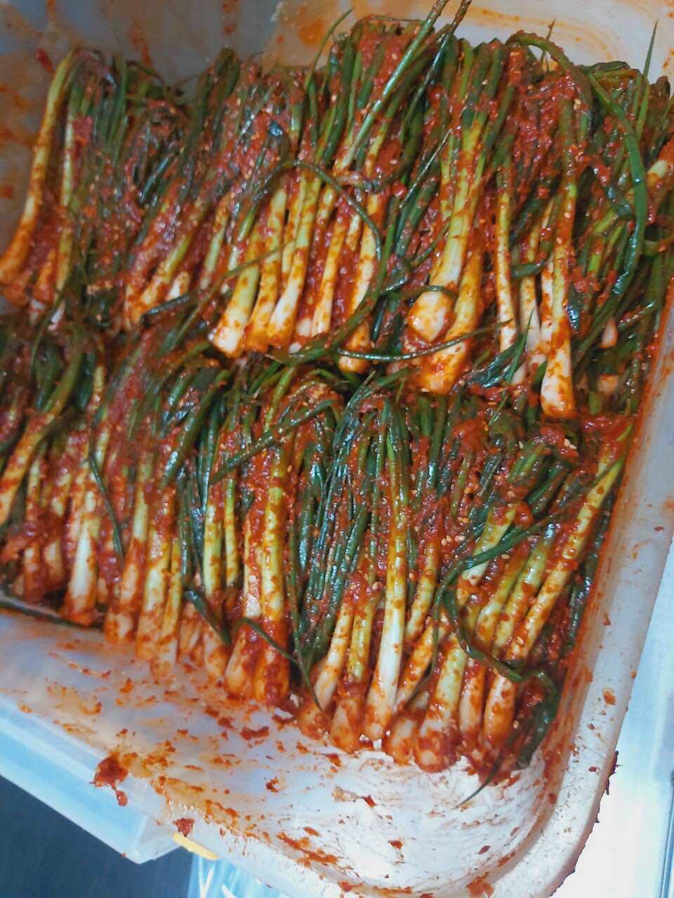 Kimchi hành lá MiMi(hộp 500gr)