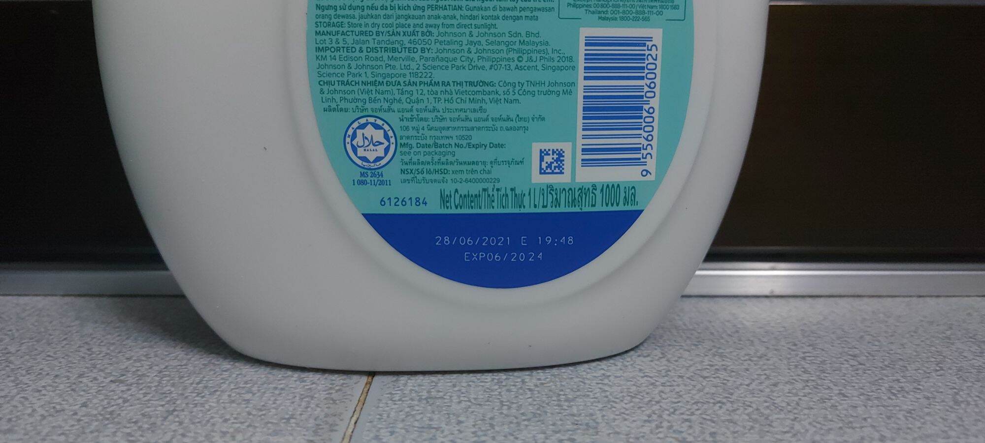 Sữa tắm Johnson baby 1000ml