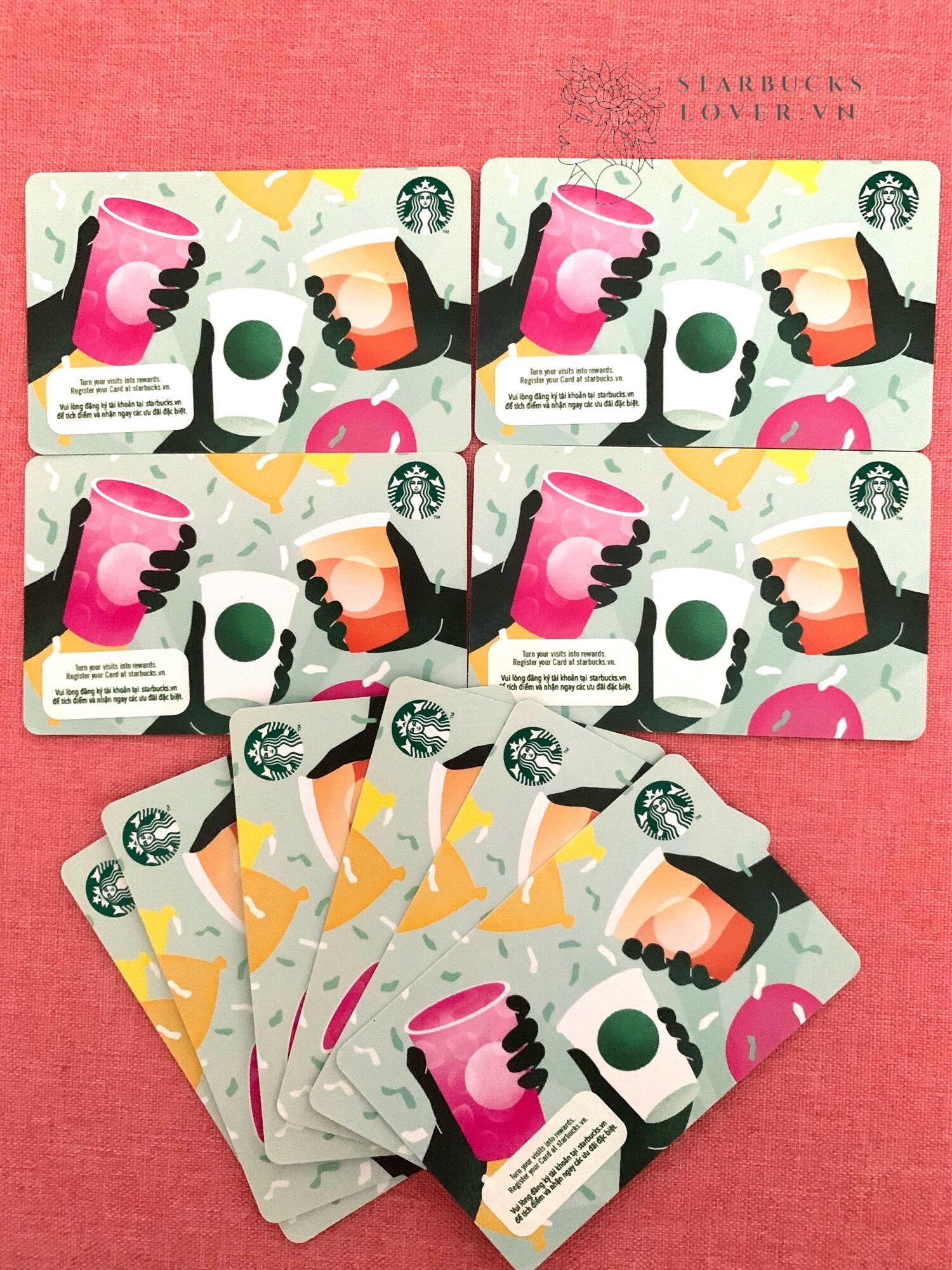 |CHÍNH HÃNG-CHƯA ACTIVE| THẺ STARBUCKS THÁNG 2