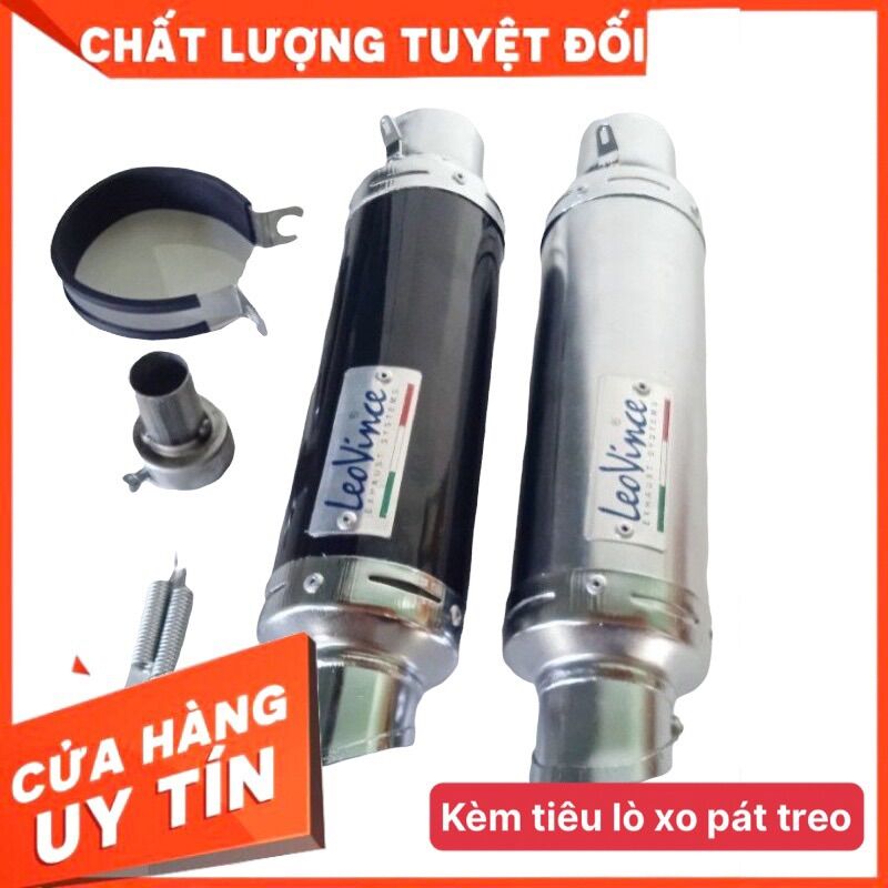 Lon pô Leovince tặng kèm tiêu + lò xo + pát treo