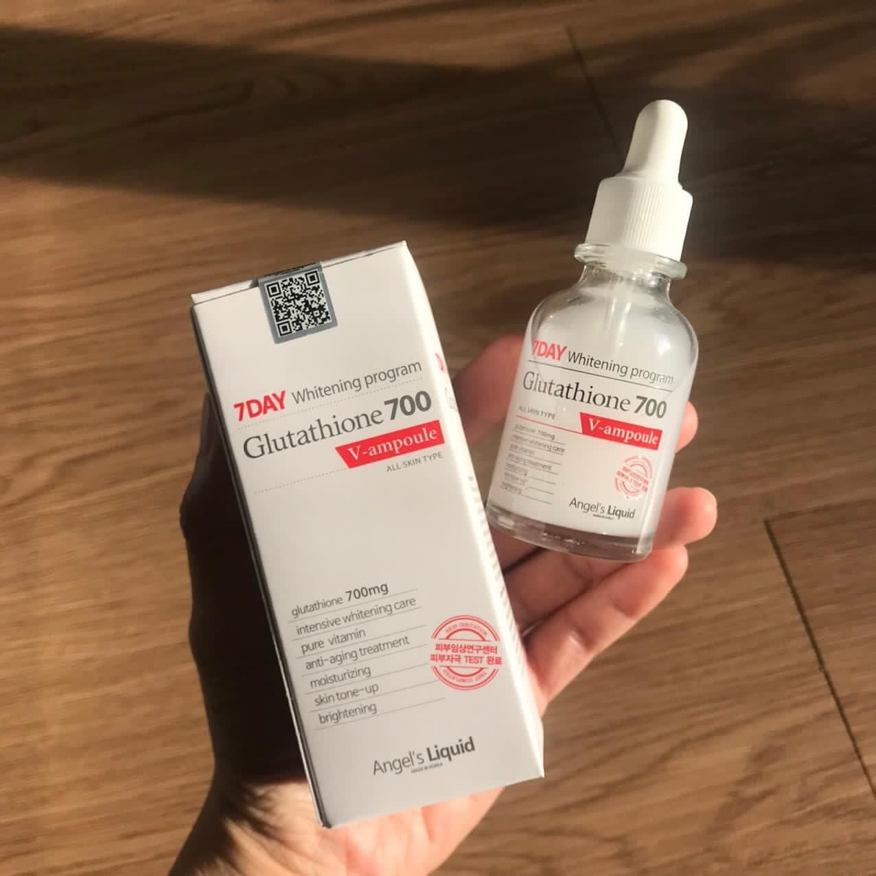 Huyết thanh 7Day Whitening Program Glutathione 700 V-Ample 30ml
