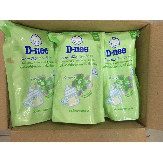 🏪 HCM 🍀 Nước súc bình sữa D-nee organic 600ml