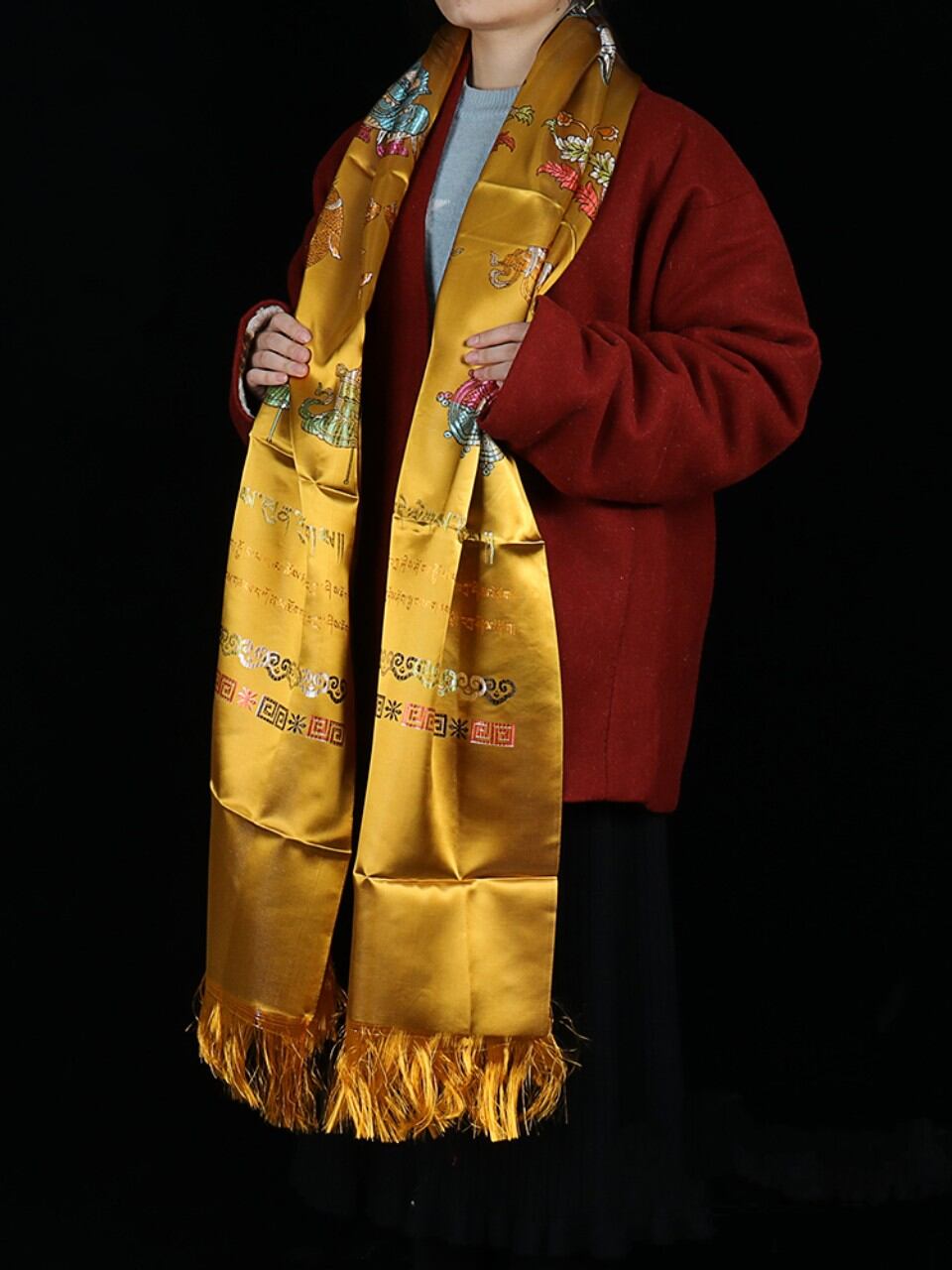 Khăn Khata Ban Phước (loại cao cấp)