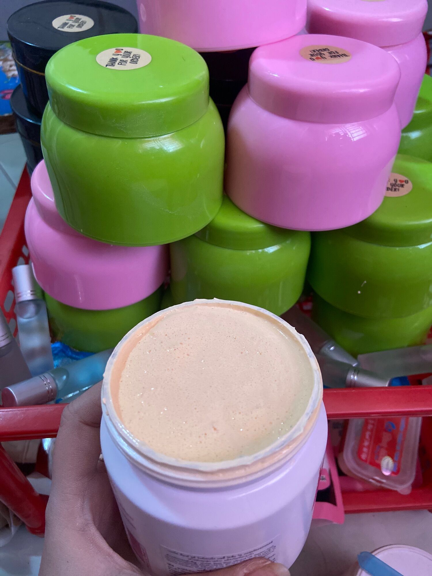 Kem trộn trắng da body