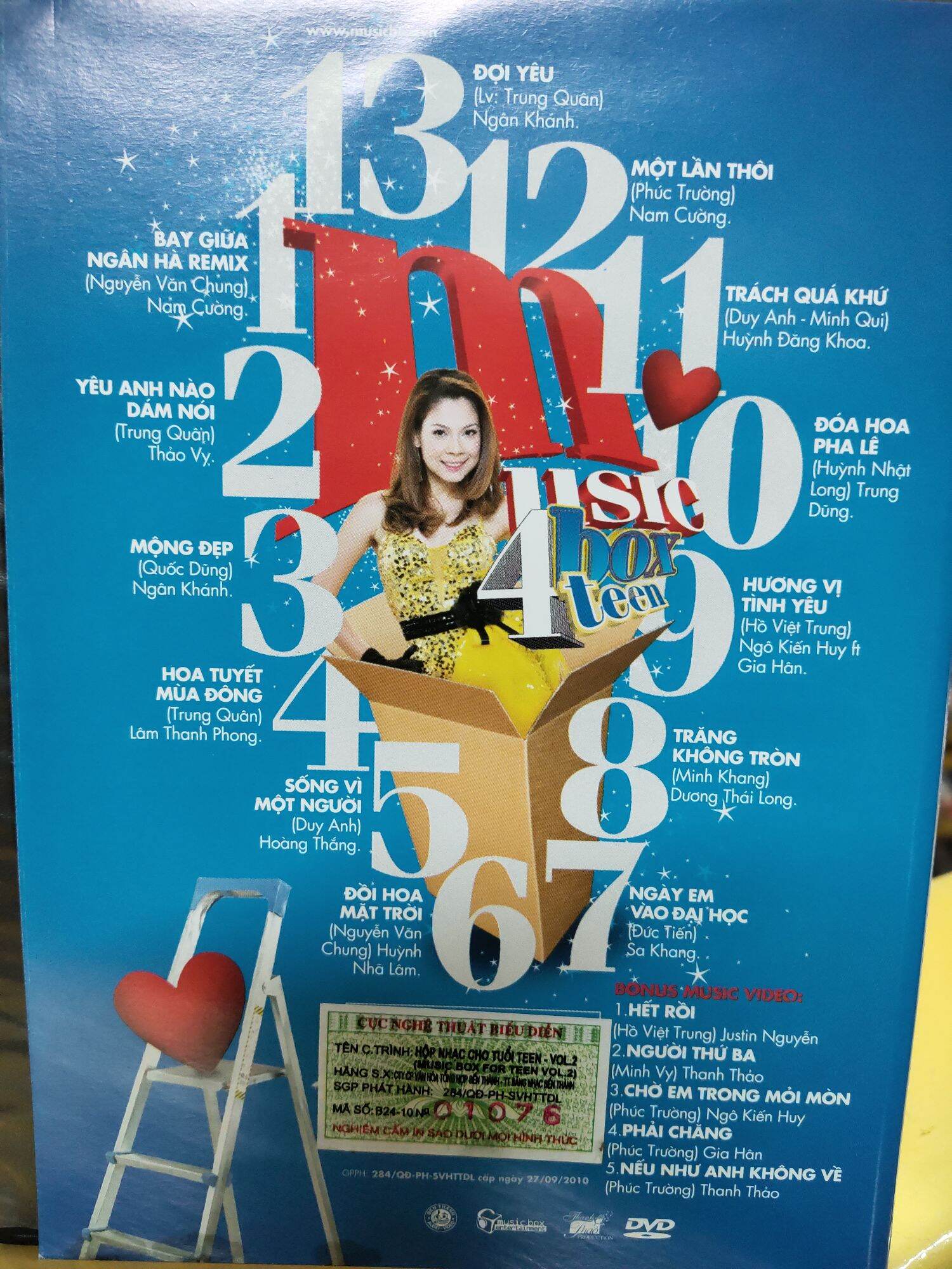 DVD MUSIC BOX 4 TEEN