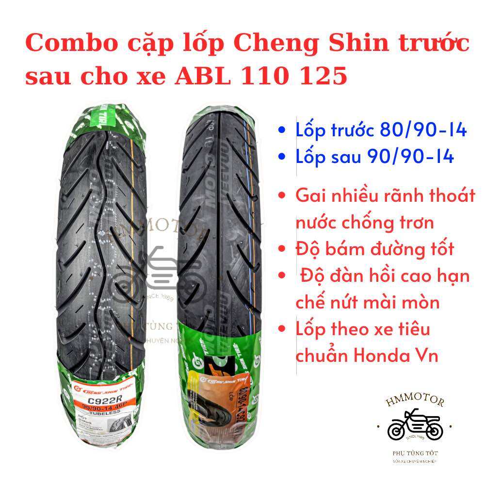 Lốp xe Air Blade abl 110 125 chengshin