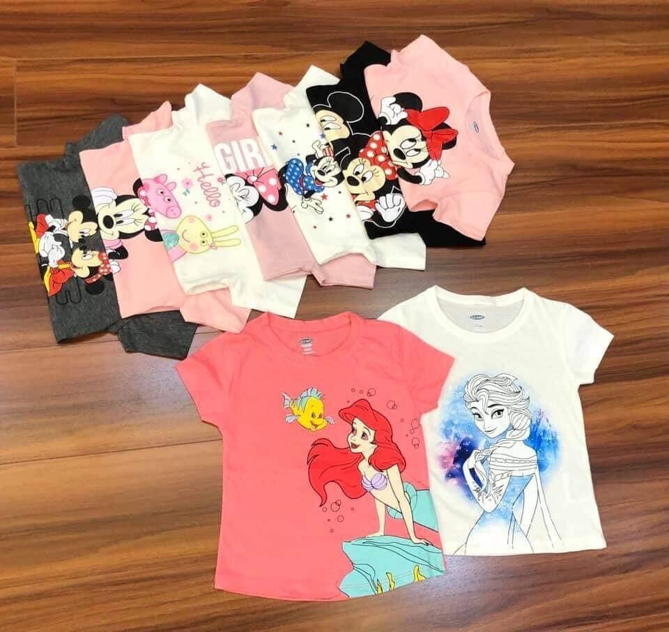 Set 3 áo bun bé gái ( màu ngẫu nhiên)- old navy