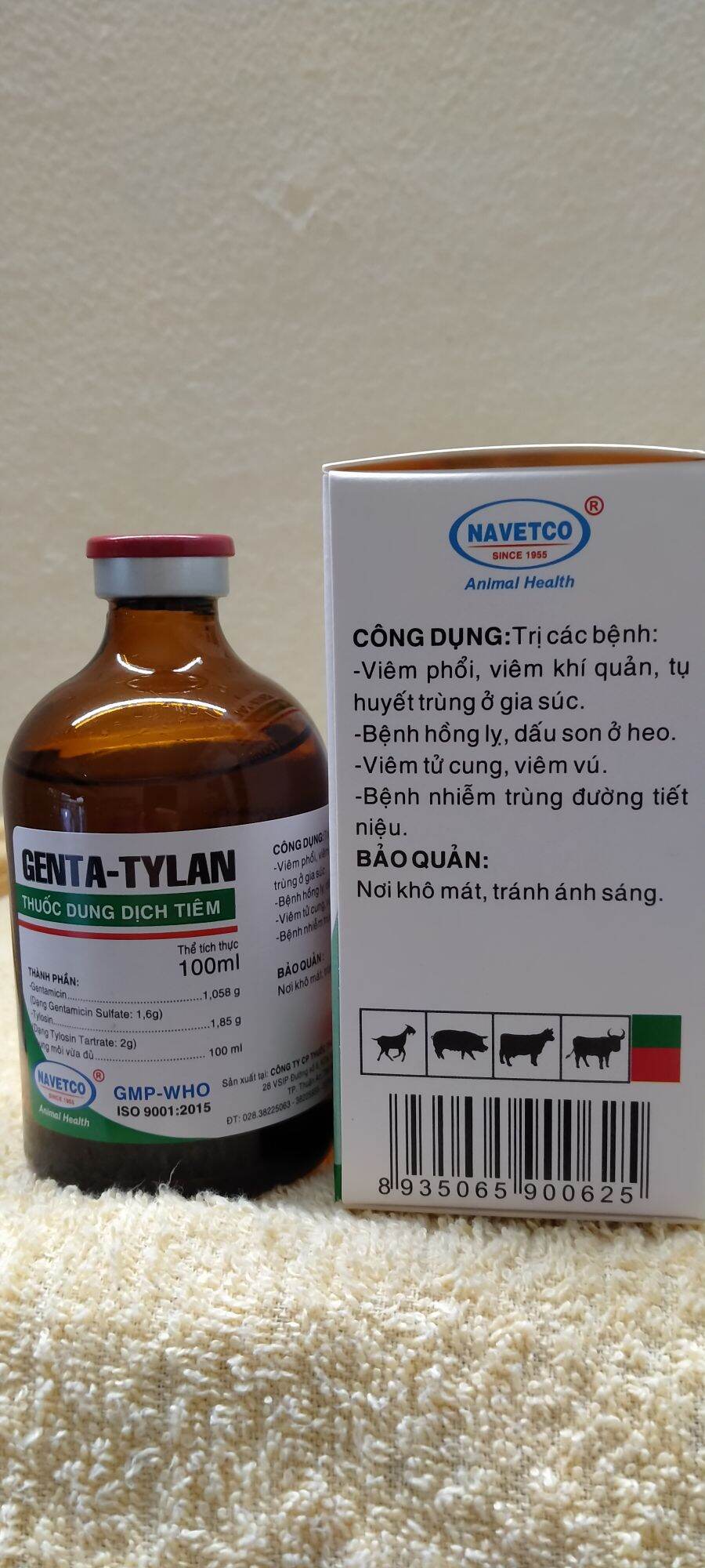 gentatylan Đ.ă.c t.r.ị viêm hô hấp,viêm phổi gà 100cc