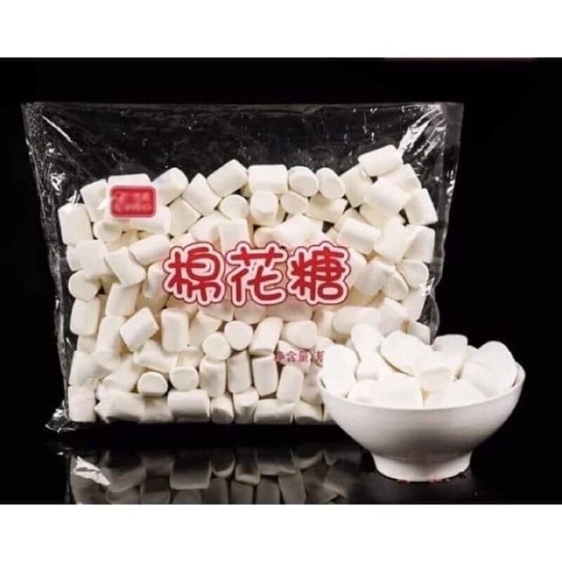 500g kẹo bông gòn/ marshmallow làm kẹo nougart/ kẹo sữa hạt kẹo hạnh phúc