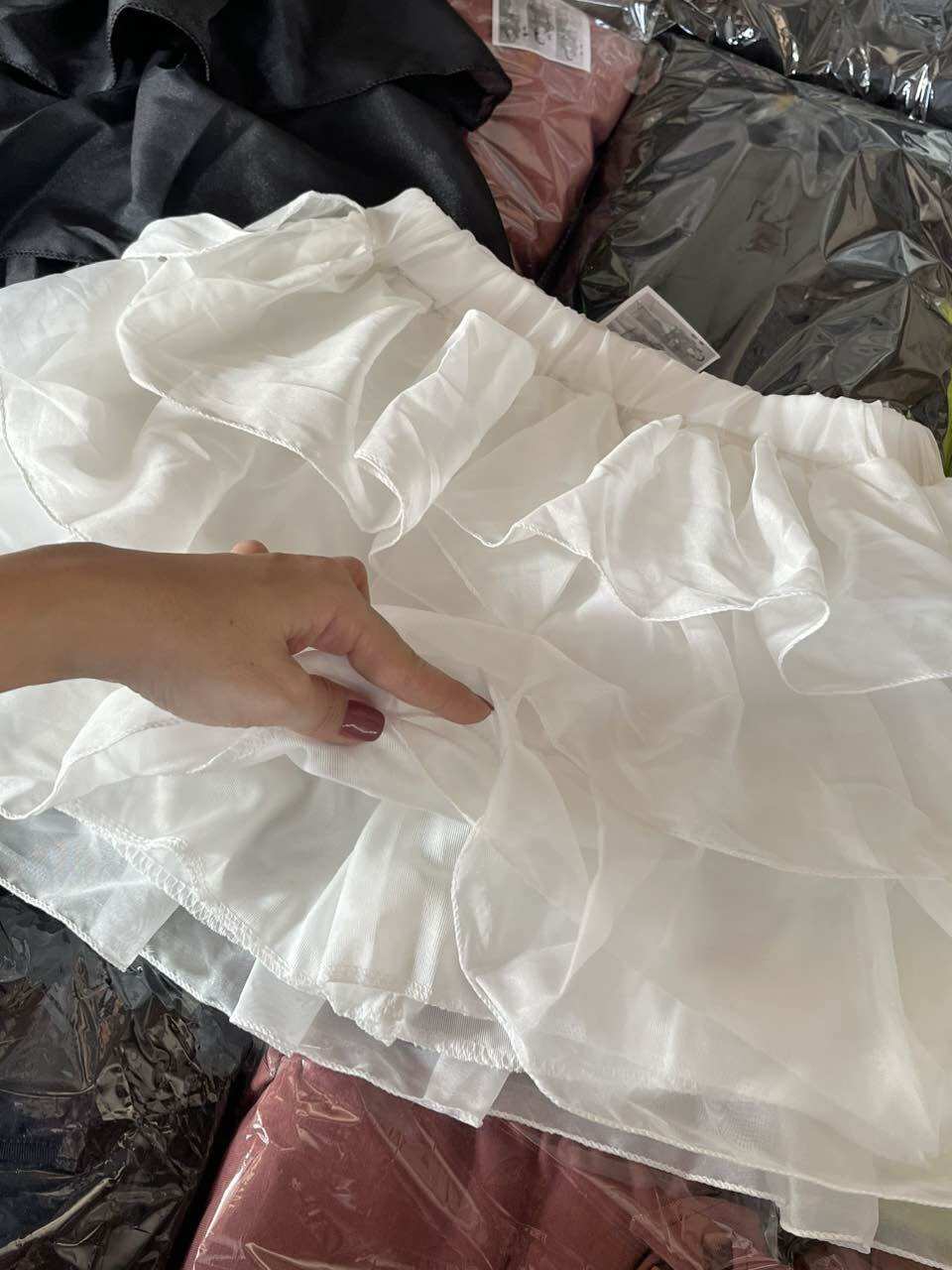 Chân váy voan tầng (ảnh thật)