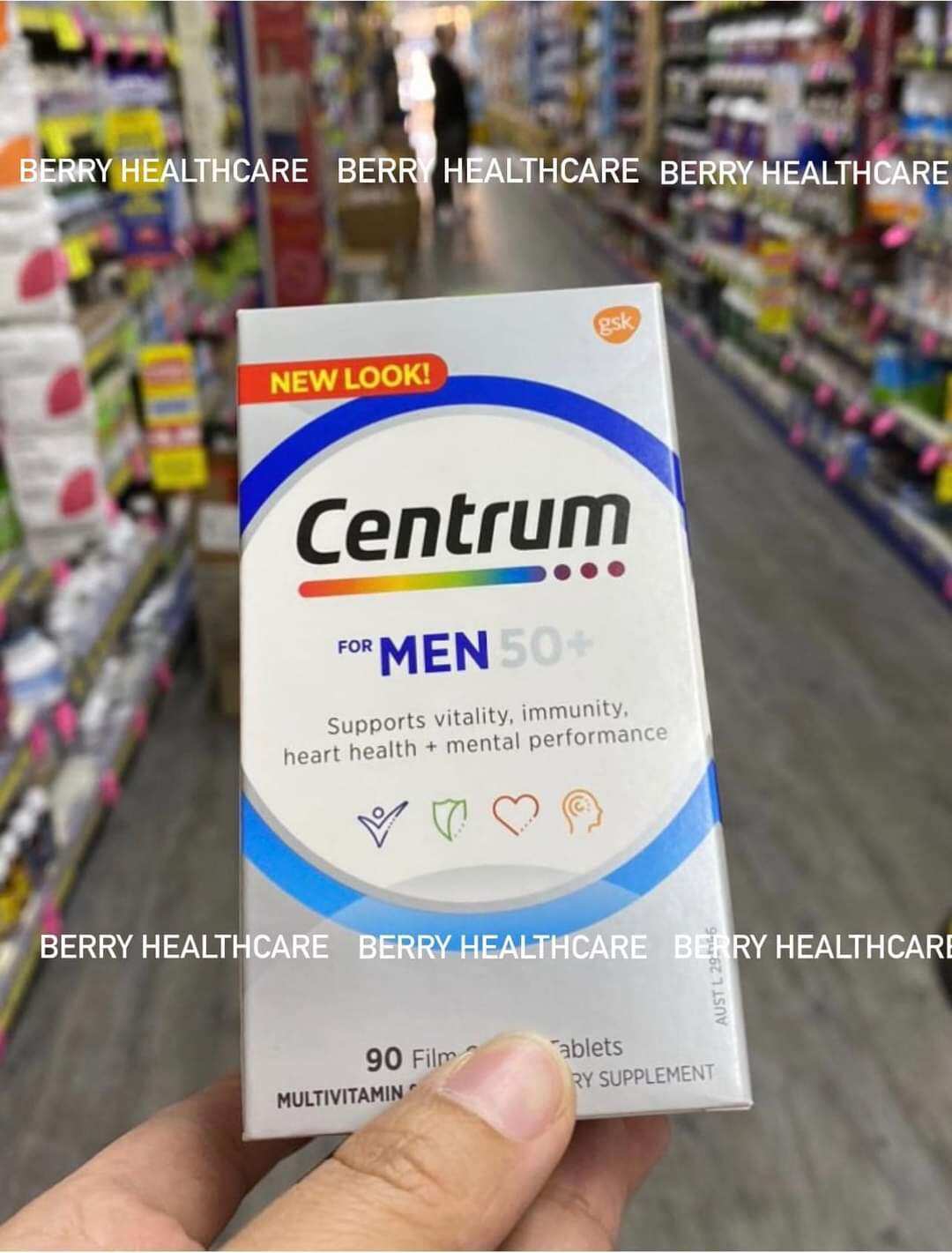 Centrum Men 50+ Multivitamin (90 Tablets)