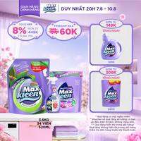 Combo Túi lau sàn MaxKleen hương Ban mai thanh mát 3.6kg + Túi viên hương Huyền Diệu 34 viên + Chai nước lau bề mặt đa năng