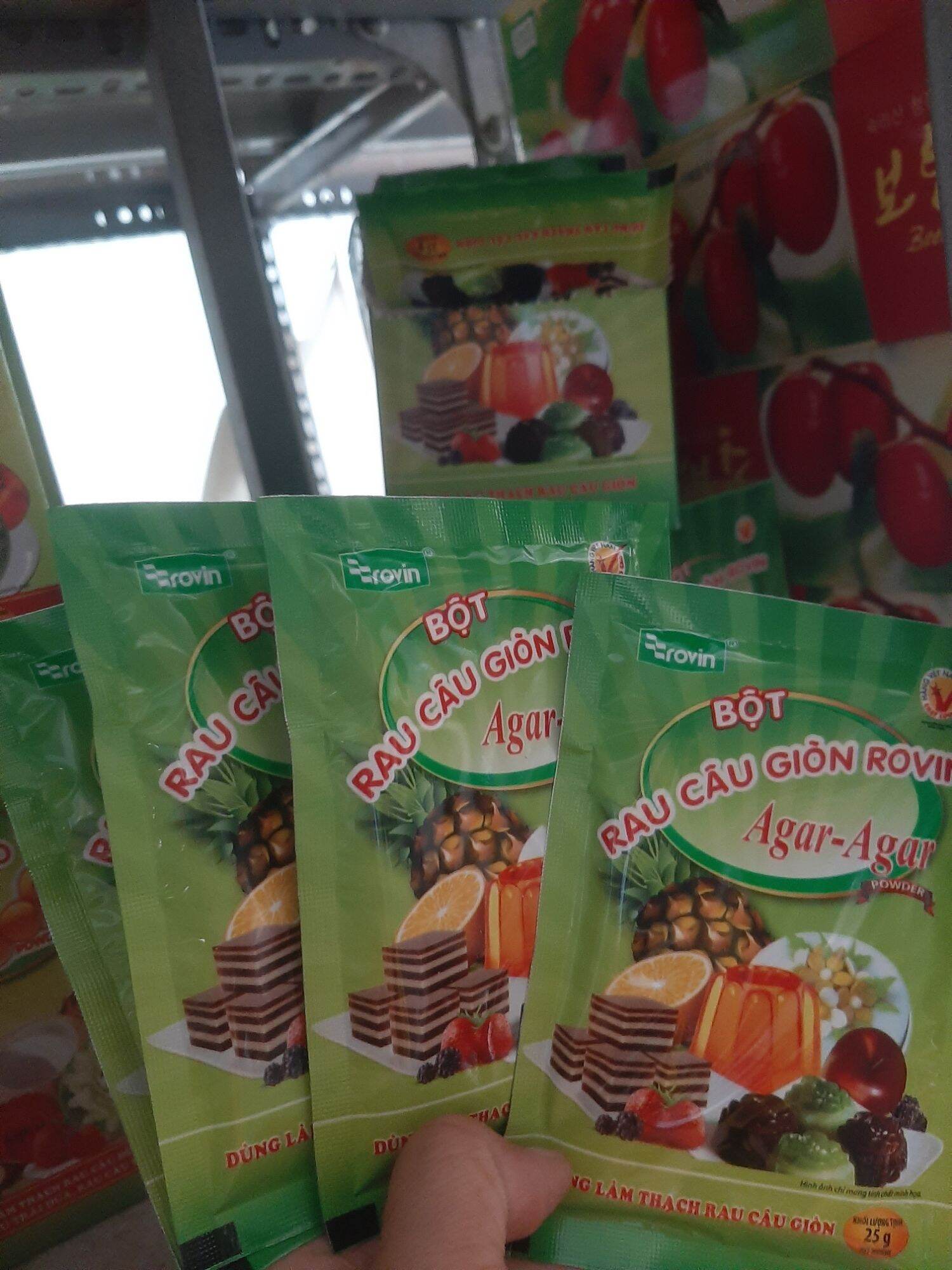 (2 gói =50g) BỘT rau câu giòn Hoàng yến