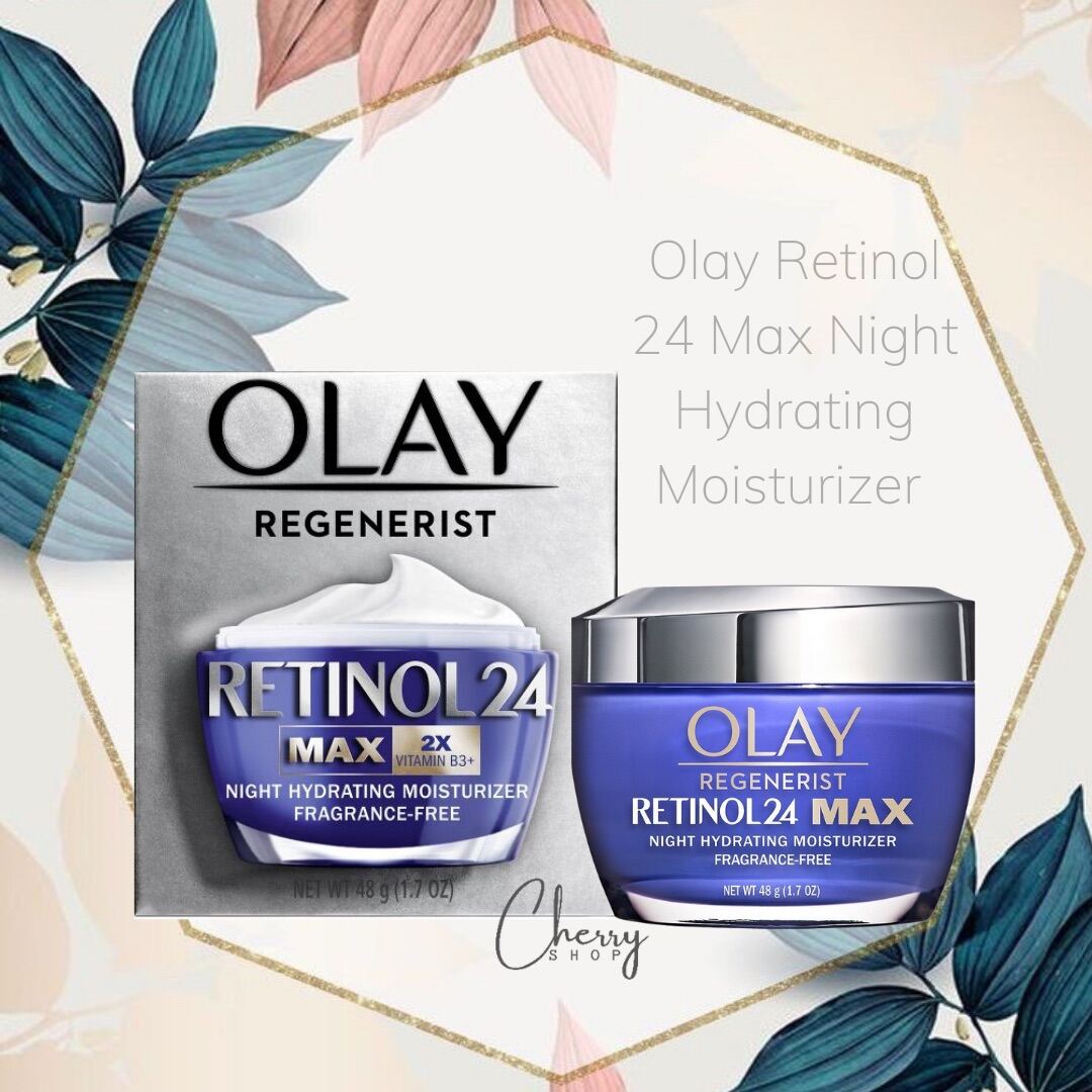 [Hcm][New/Hàng Usa] Kem Dưỡng Ẩm Tái Tạo Da Trắng Sáng Ban Đêm Olay Retinol24 Max Night Cream (48G)