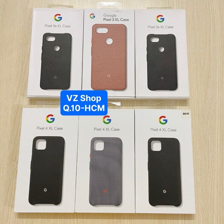 Mới nguyên hộp-Ốp lưng chính hãng vải Fabric case Google cho điện thoại Google Pixel 3 XL/3a XL/Pixel 4/4 XL/Pixel 6/6 Pro
