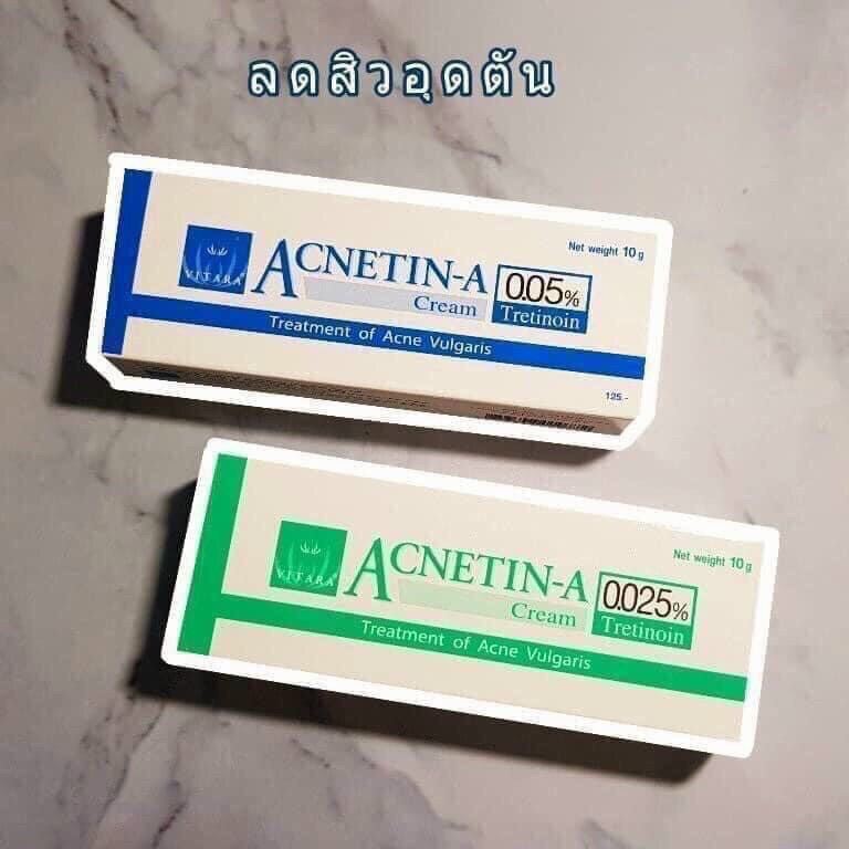 Kem đánh bay mụn ẩn acnetin-a tuýp 10gr thái lan