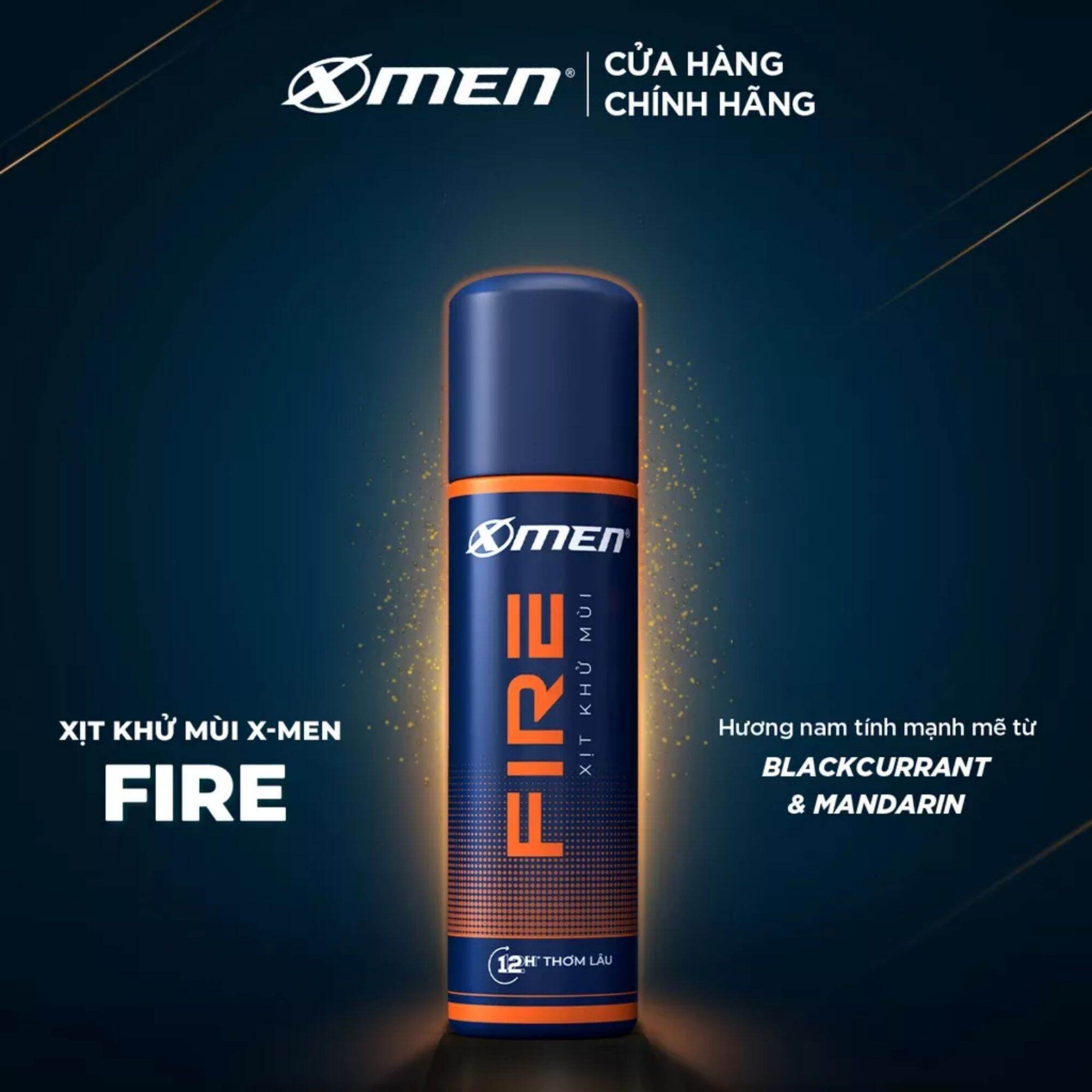 Xịt khử mùi Xmen hương nước hoa 140ml