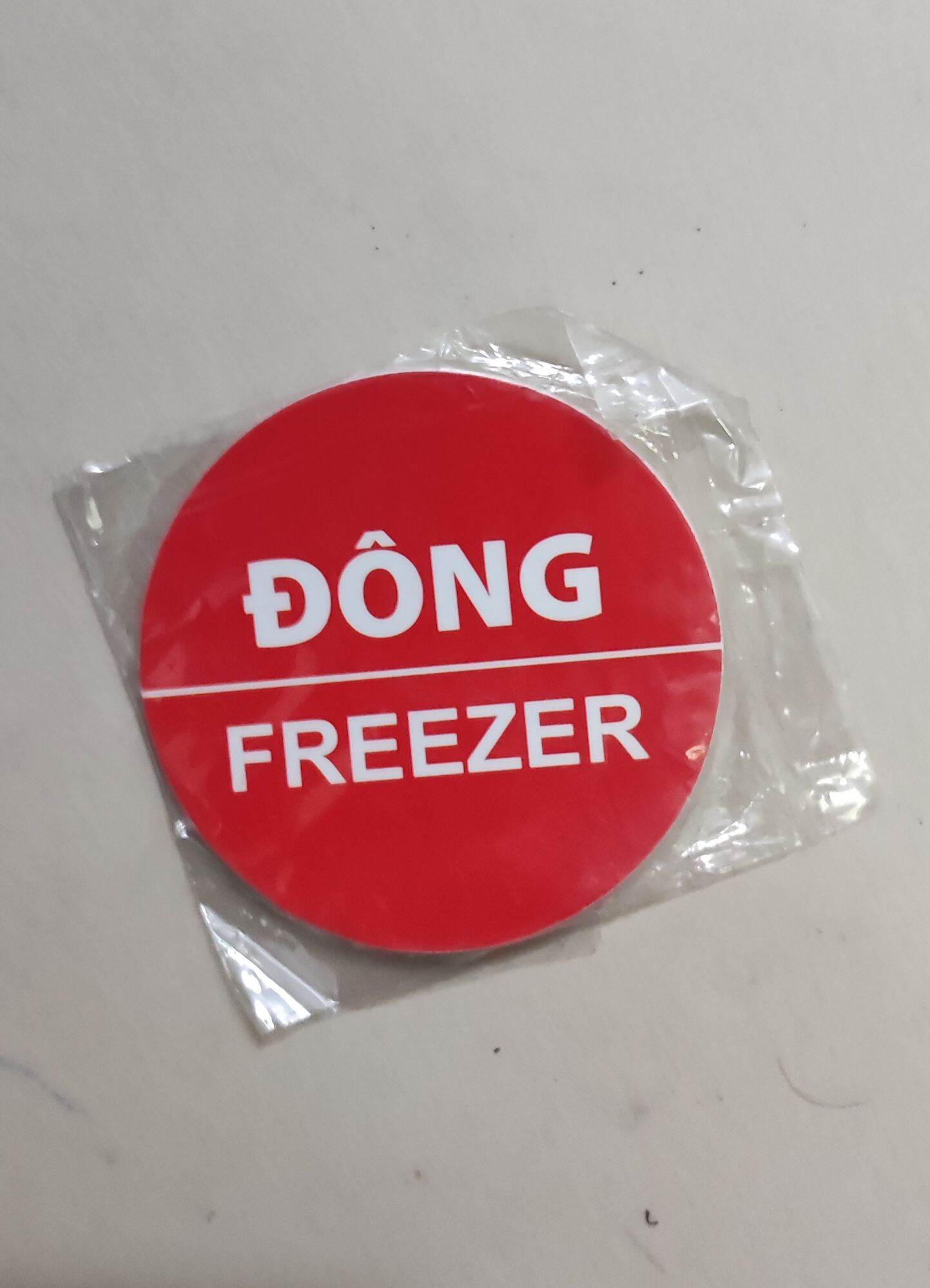 Combo 10 tem dán tủ đông