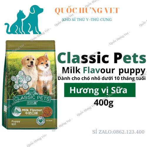Thức ăn hạt cho chó con Classic Pets-QUỐC HƯNG VET