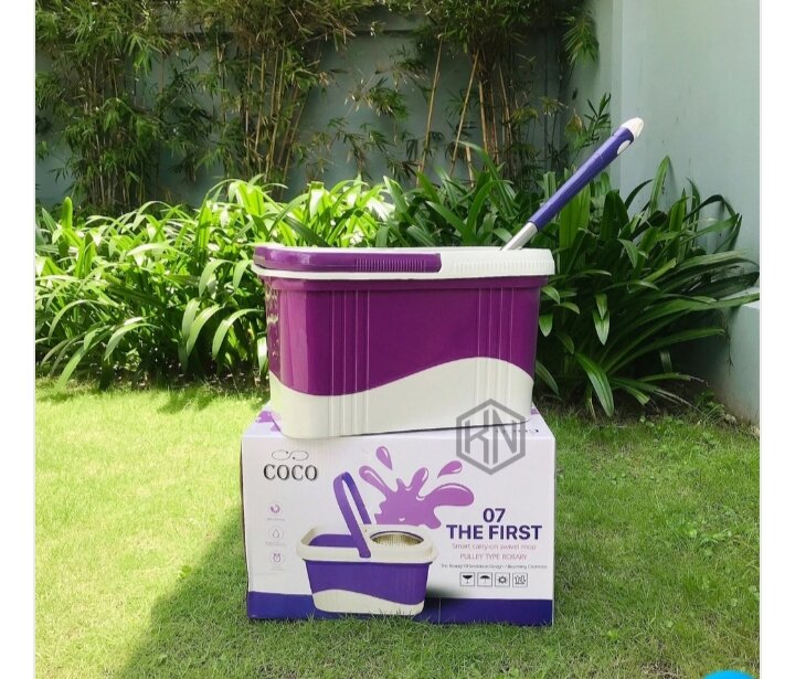 Bộ lau nhà công nghệ thái lan, xoay 360 độ , chổi lau nhà xoay, bộ thùng lau nhà xoay 360 độ.
