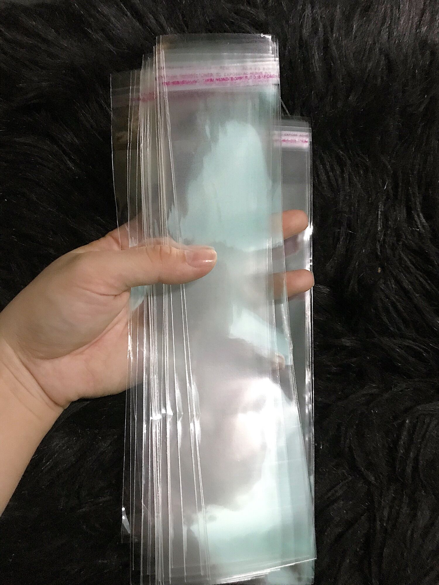 200g bao nilon dán miệng đựng muỗng đũa dùng 1 lần tiện lợi (khoảng 300 cái )