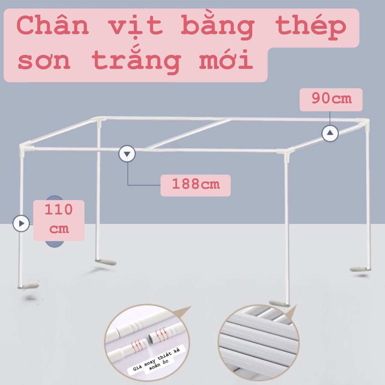 Khung Giường KTX - Khung Treo Rèm