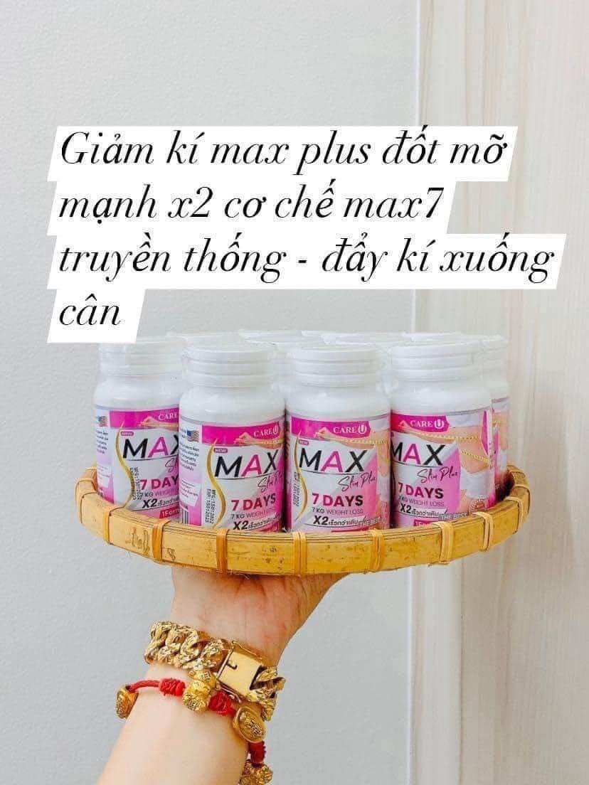 Lọ 30viên giảm mỡ max 7days plus x2 thái lan