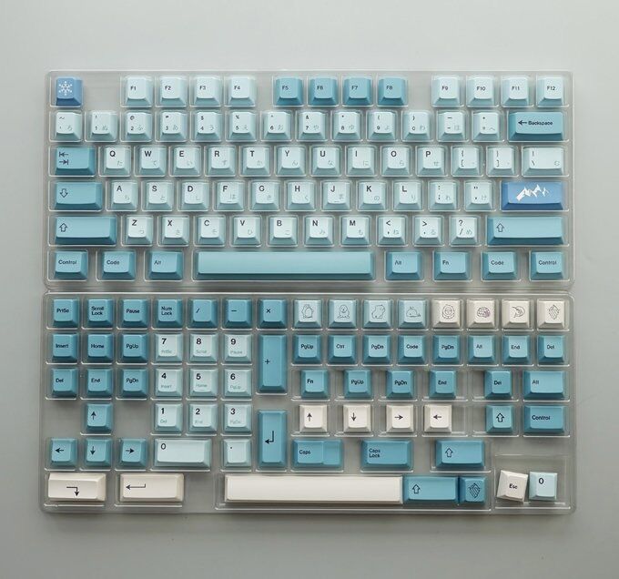 Set Keycap Cherry Ice Berg 142 Phím Cho Bàn Phím Cơ