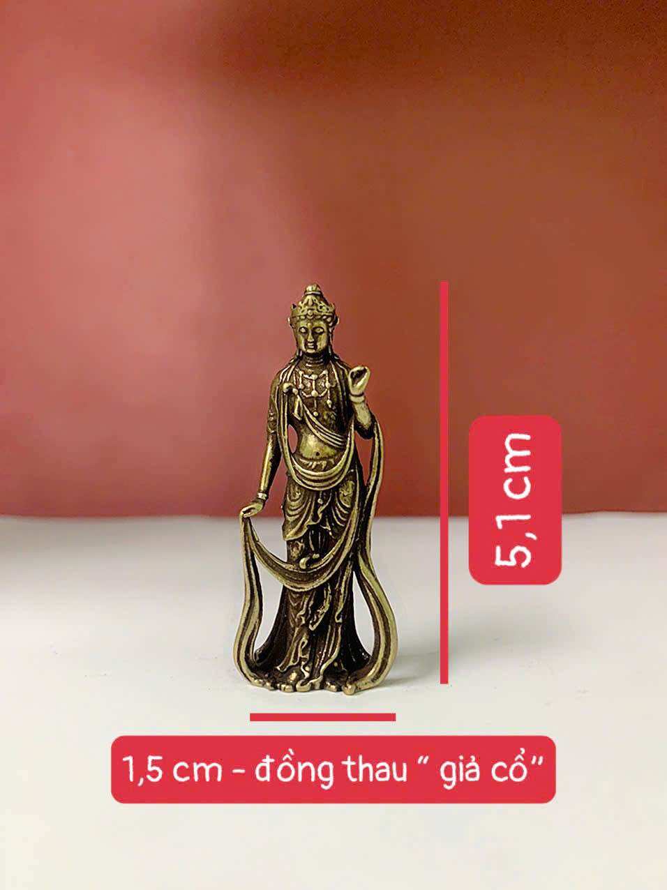 Tượng đồng đại thế chí bồ tát mini