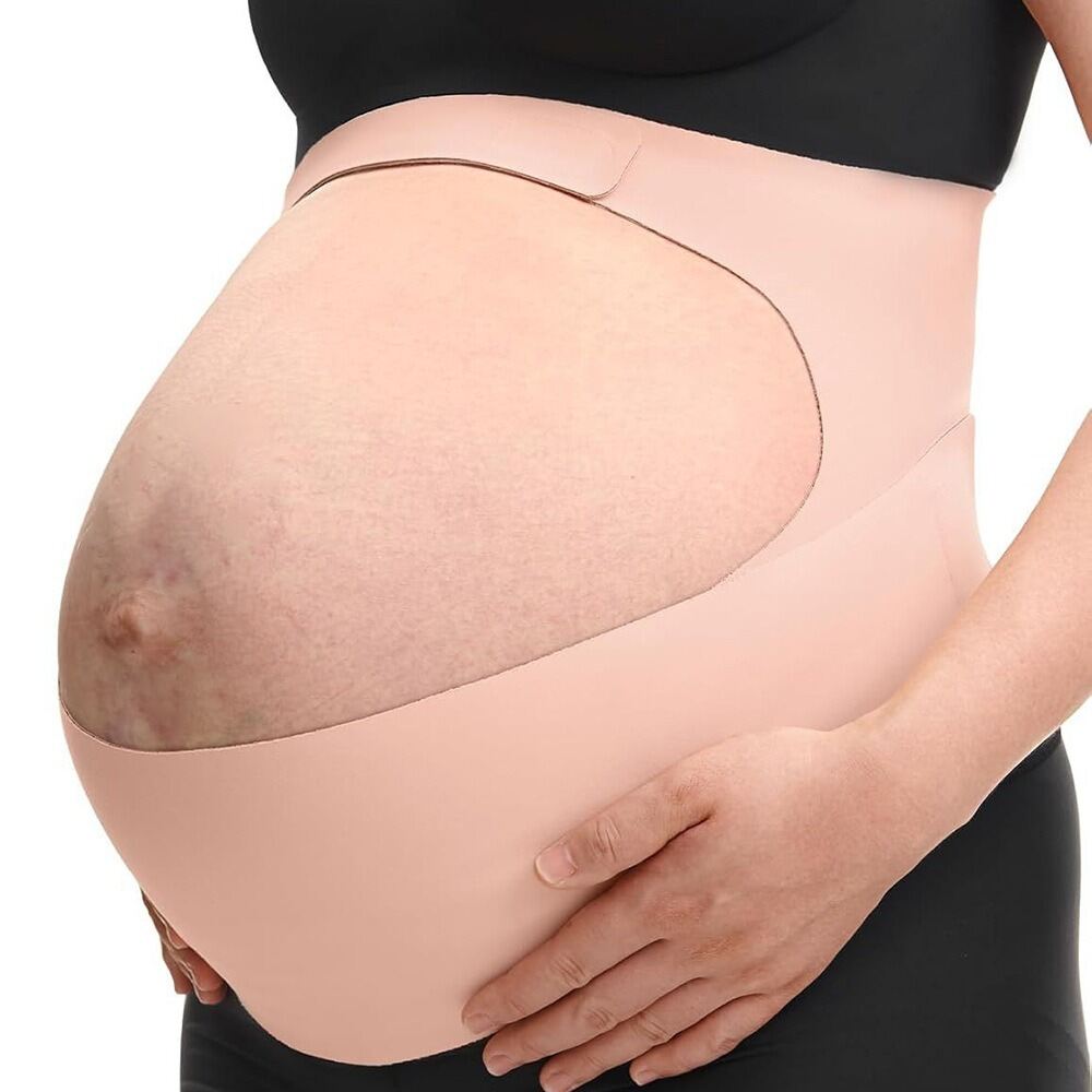 Đai Đỡ Bụng Bầu Một Mảnh Có Thể Điều Chỉnh Chất Liệu Nylon Mỏng Hỗ Trợ Eo Bảo Vệ Bụng Cho Bà Bầu